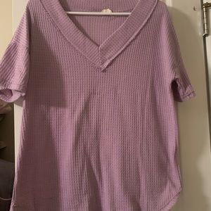 Waffle shirt- shirt sleeve - NWOT